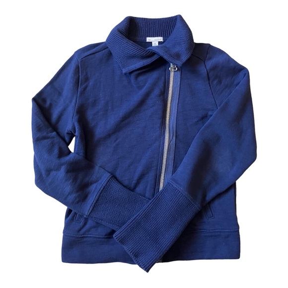 GAP Sweaters - 100% Cotton Gap Navy Zip-Up Sweater Women Size XS